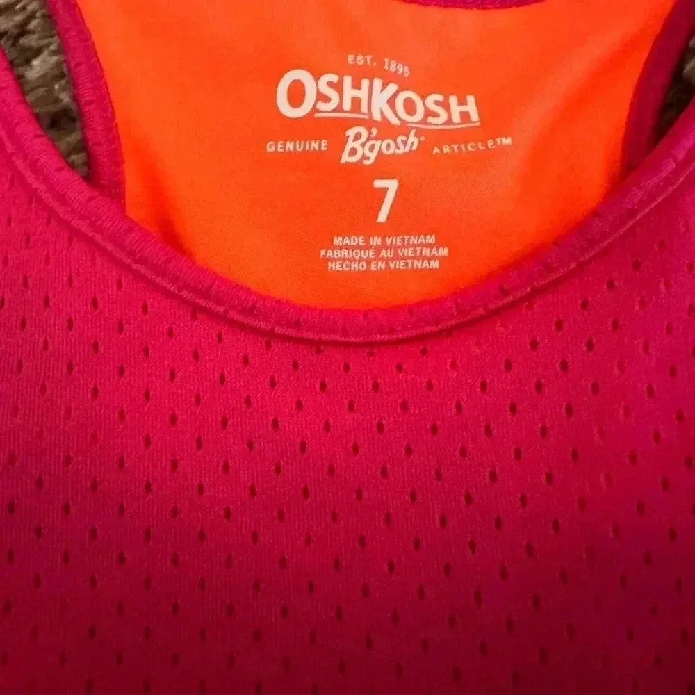 Oshkosh mesh double shirt size 7